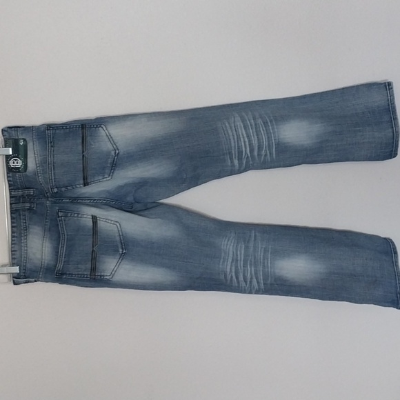 Buffalo David Bitton Blue Wash Straight Stretch Jeans 5-pocket 30x30 - Picture 2 of 10